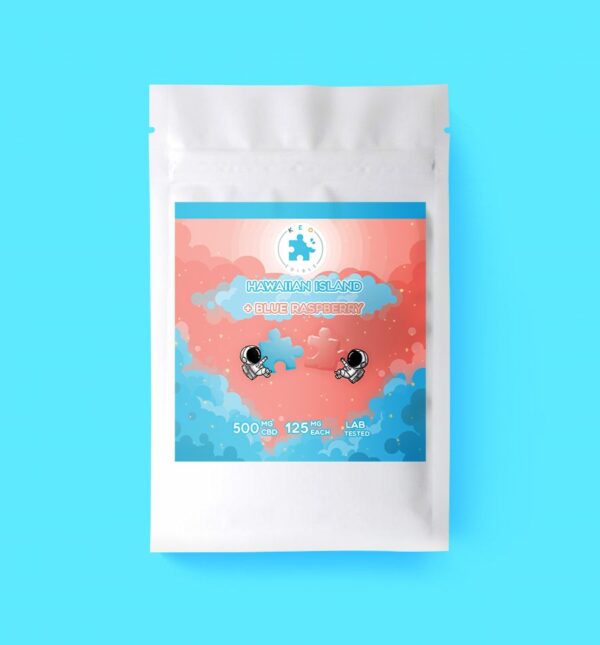 Blue Raspberry Puzzle CBD Gummies